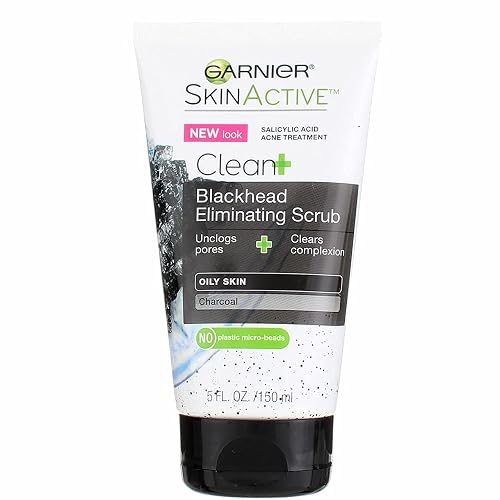 Garnier Clean Scrub Blackhead Eliminating 5 Ounce (145ml) (3 Pack) Beauty & Personal Care Garnier