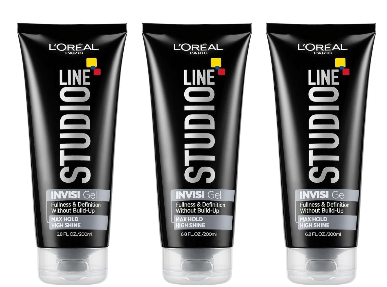 L'Oreal Paris Studio Line INVISI Gel, Strong Hold 6.80 oz (Packs of 3) Beauty & Personal Care L'Oreal Paris