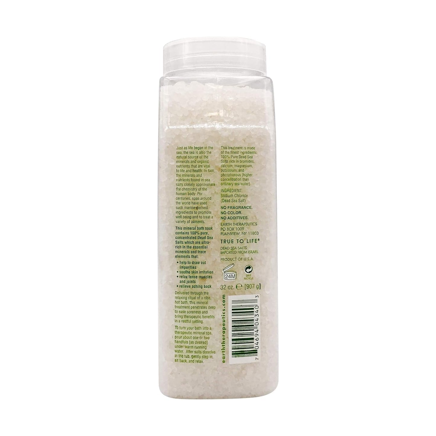 Earth Therapeutics Minrl Bath Salts Theraptc 32 Oz Beauty and Personal Care Earth Therapeutics
