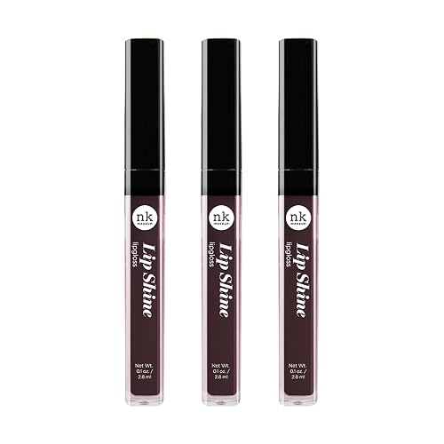 NICKA K NEW YORK Lipshine, Cosmetics, vibrant colors, bright colors, shining lips, lip shine, long lasting (AMZ268) Beauty & Personal Care NICKA K NEW YORK