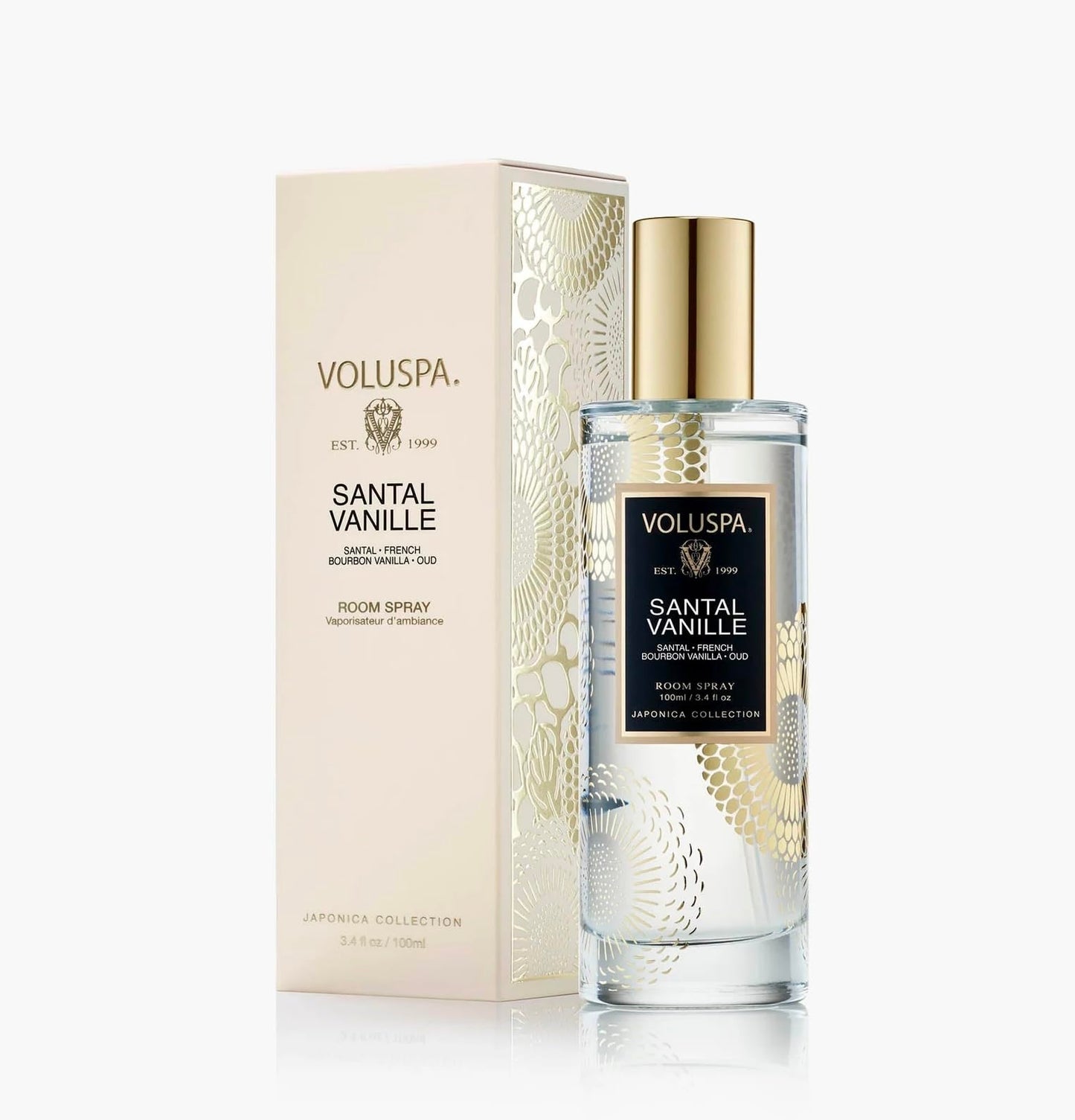Voluspa Japonica Collection Santal Vanille Room & Body Spray Mist 3.4oz (100ml) Beauty & Personal Care Voluspa
