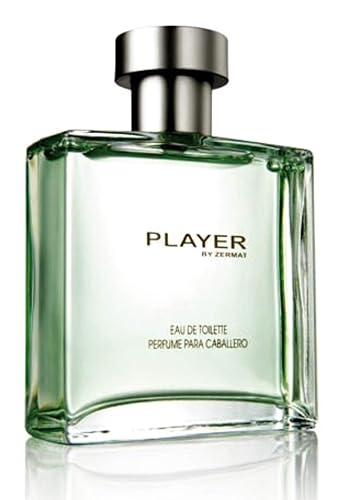 Player by Zermat EDT Perfum for Men 3.4oz, Perfume para Caballero Player 100 ml Beauty & Personal Care Zermat