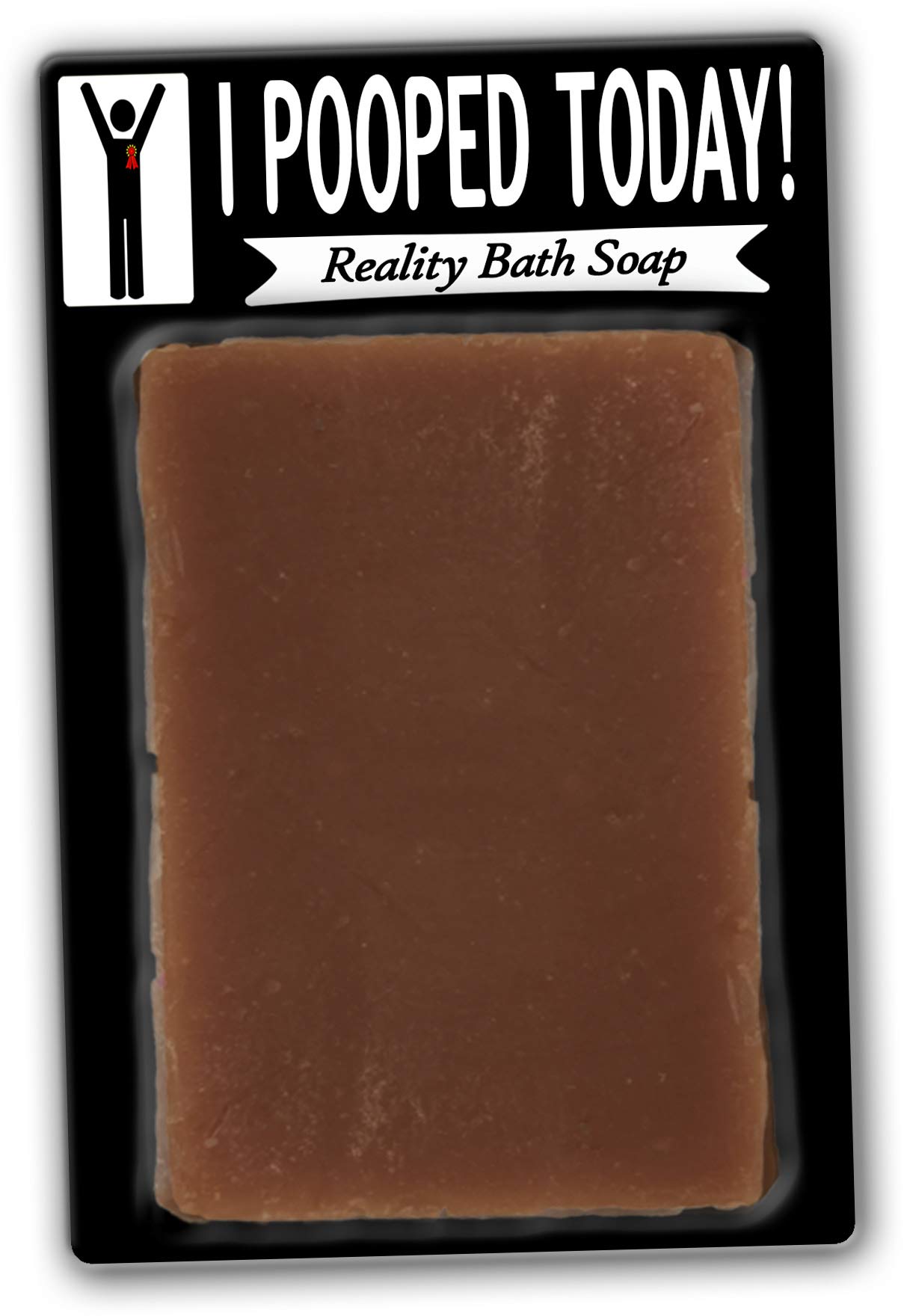 I Pooped Today Soap Chocolate Bath Soap Poop Gags for Women Men Chocolate Novelty Soap Secret Santa Unisex White Elephant Stocking Stuffers for Men Beauty & Personal Care The Bodacious Bath Co.