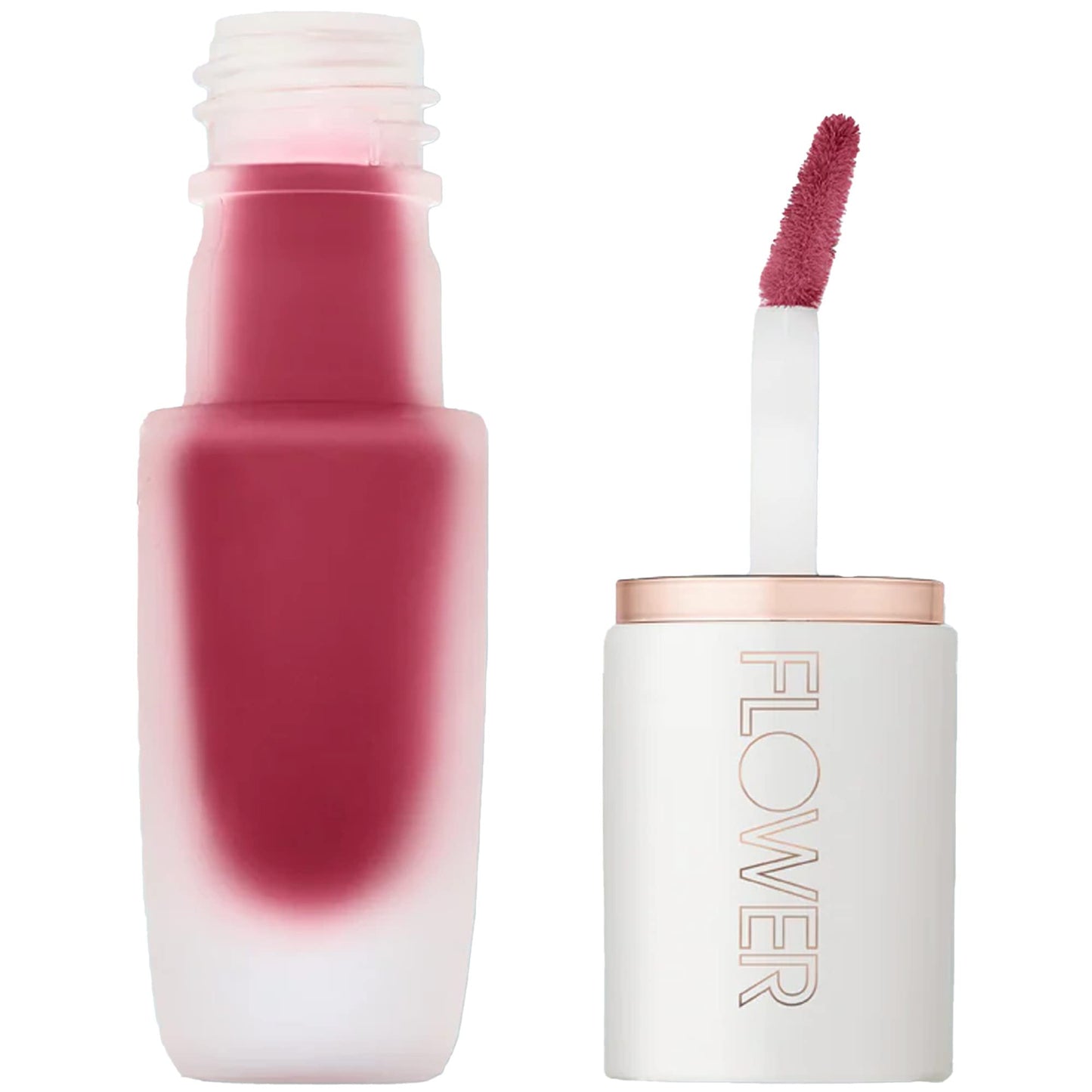 FLOWER BEAUTY By Drew Barrymore Perfect Pout Lip Color - Soft Matte Finish - Liquid Lipstick - Comfortable + Lightweight Feel (Punch) Beauty & Personal Care FLOWER