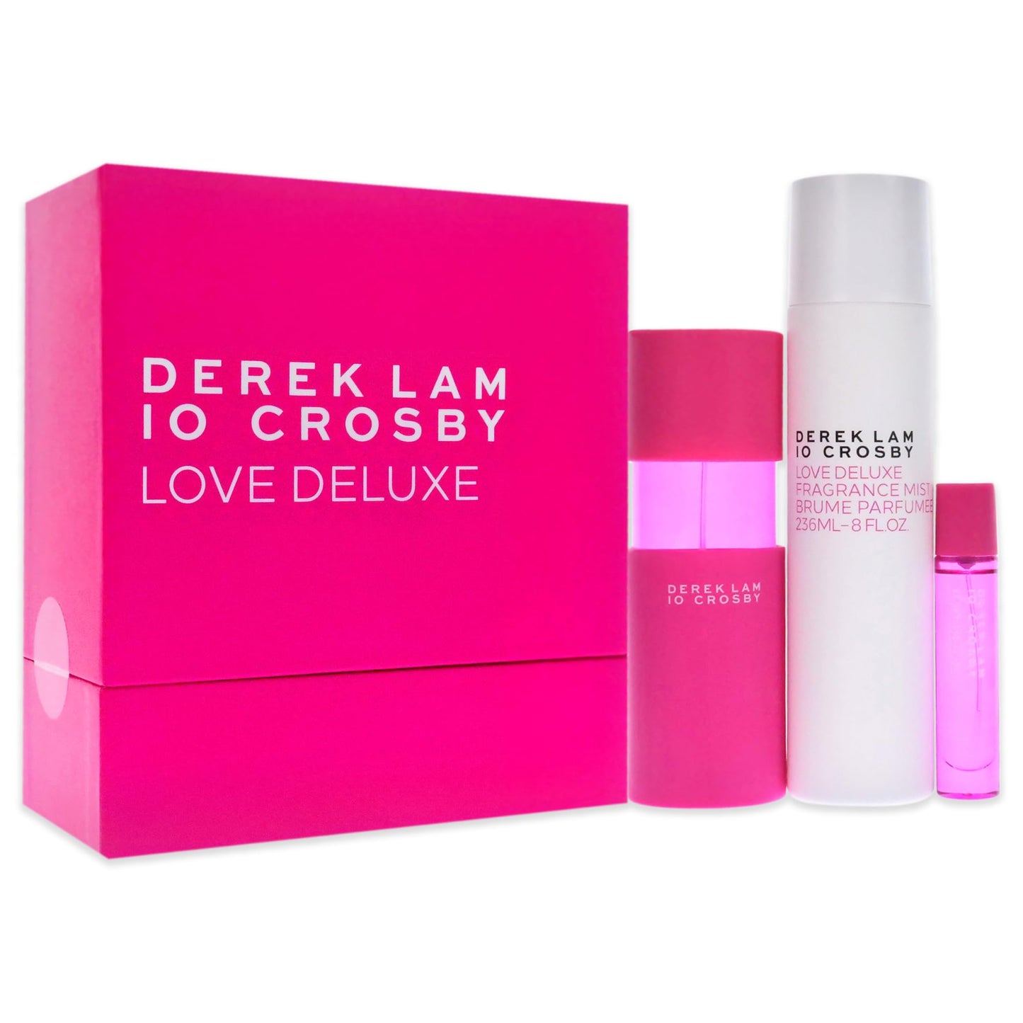Derek Lam 10 Crosby - Love Deluxe - 3 Pc Gift Set - 3.4 Oz Eau De Parfum, 0.3 Oz Eau De Parfum, 8 Oz Fragrance Mist - Delicate, Refreshing Scent Beauty & Personal Care Derek Lam