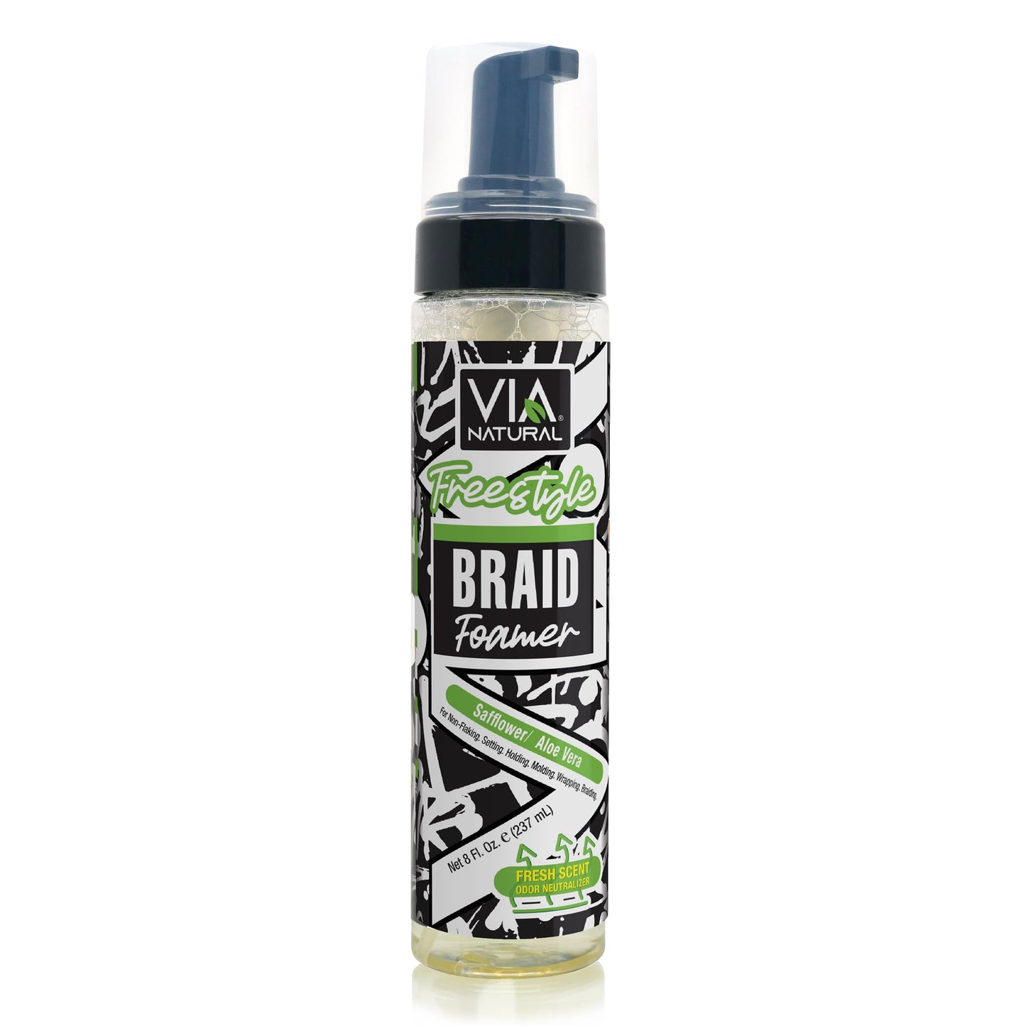 Via Natural Freestyle Foamer Styling Mousse Beauty & Personal Care Via Natural