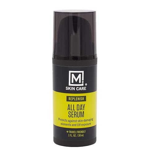 M. Skin Care Replenish All Day Facial Serum for Men, Antioxidant Rich Vitamin-E, Cruelty Free Beauty & Personal Care BabyFaceDiary