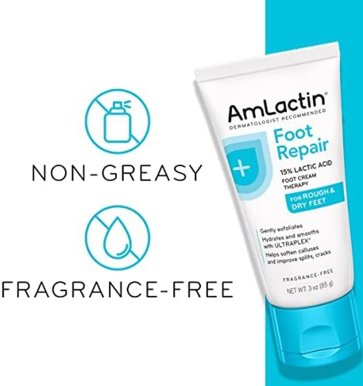 AmLactin Foot Cream Therapy, 3 Ounce (Pack of 2) Beauty & Personal Care AmLactin