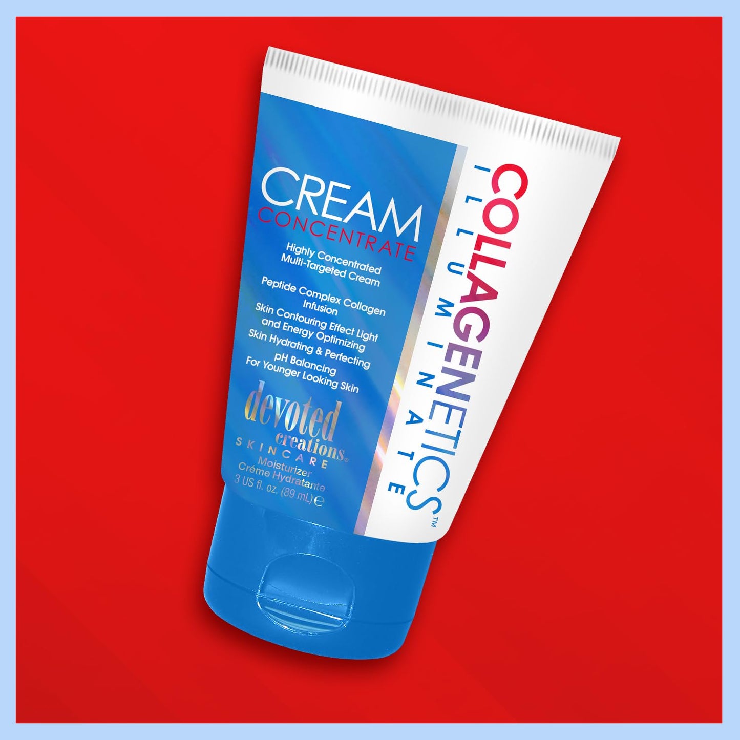 Devoted Creations Collagenetics Illuminate Cream Concentrate 3oz - Highly Concentrated Multi-Targeted Cream Skin Hydrating & Perfecting - pH Balancing Beauty & Personal Care Devoted Creations