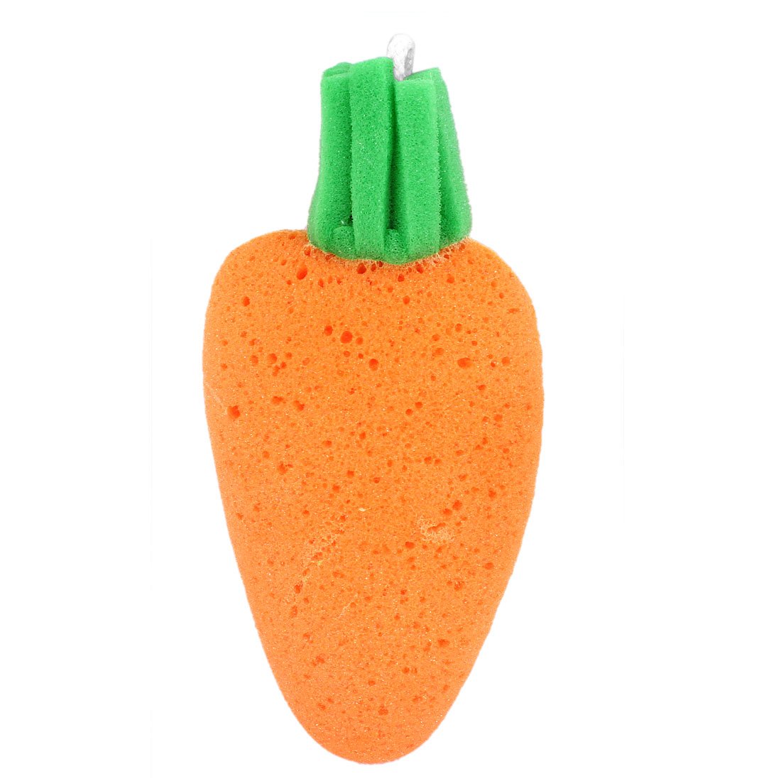 Ruilogod Yellow Green Carrot Shaped Bath Sponge Body Shower Scrubber w String (id: a6b 1b2 3a4 ba6 b53 Beauty and Personal Care Ruilogod