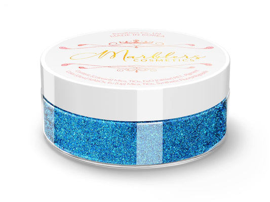 MARBLERS Chunky Natural Mica Powder [Marine Pearl] 0.11oz (3g) | Highly Pigmented | Non-Toxic, Vegan, Cruelty-Free | Eyeshadow, Body Butter, Nail Beauty & Personal Care MARBLERS