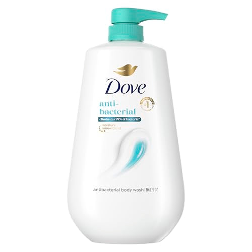 Dove Body Wash with Pump Antibacterial For All Skin Types Protects from Dryness 30.6 oz Beauty & Personal Care Dove