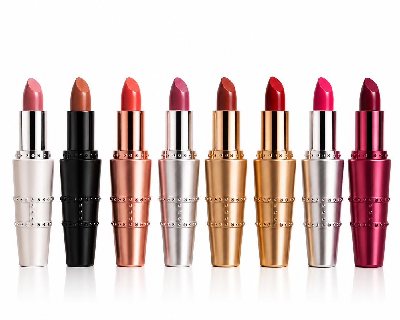 Hickey Lipstick The Vault Collection - 8 Piece Refillable Set - (Walk of Shame, Mile High, Big Trouble, Make Out, Haute Mess, Birthday Suit & More) - Beauty & Personal Care Hickey