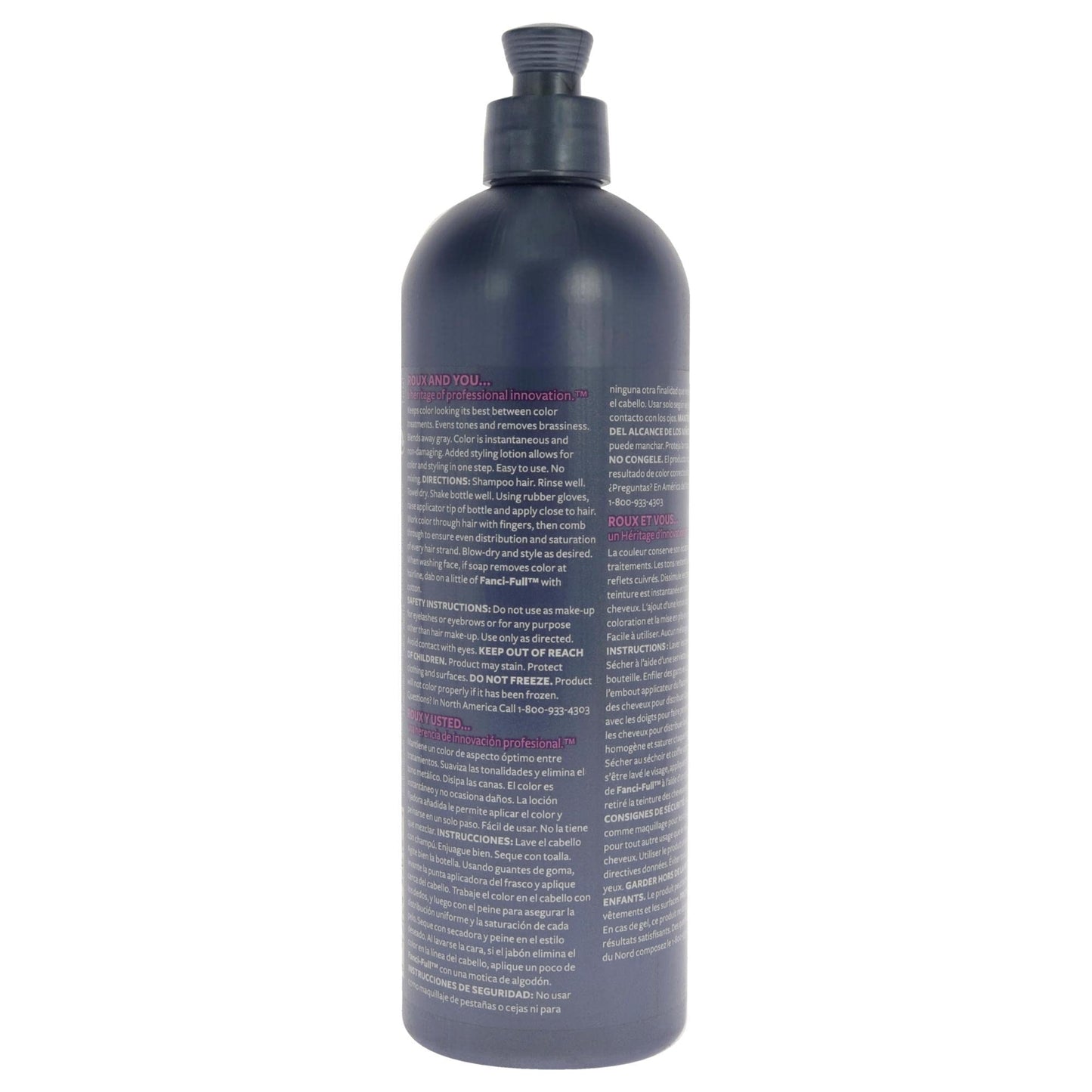 Roux Fanci-Full Rinse Instant Hair Color - 12 Black Radiance Hair Color Unisex 15.2 oz Beauty & Personal Care Roux