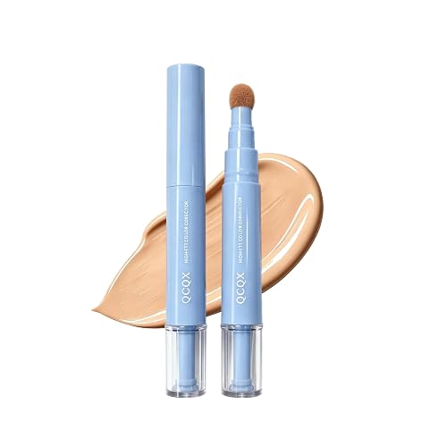 QCQX Dual-effect Concealer Pen & Foundation Eye Concealer - 24-Hour Long-LastingFull Coverage Matte Finish.Healthy Skin Glow Perfector Concealer Pen Beauty & Personal Care QCQX