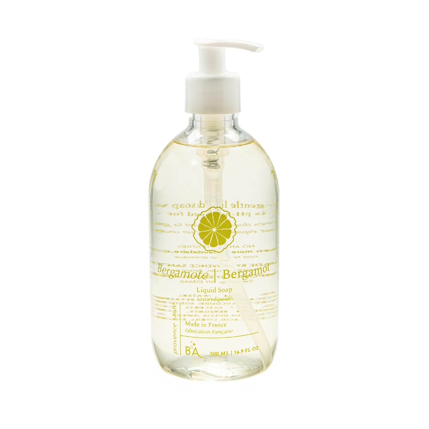 Provence Sante Natural Liquid Soap - Moisturizing Almond Oil Hand Soap with Light Citrus Bergamot Scent - Elegant Pump Dispenser for Kitchen & Bath Beauty & Personal Care Provence Sante