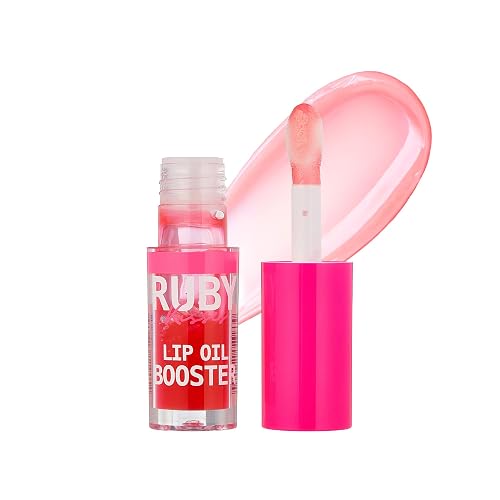 Ruby Kisses Lip Oil Booster, Hydrating Lip Gloss with Nourishing Natural Oil Blend, Jumbo Wand for Easy Application, Non-Sticky Formula Beauty & Personal Care Ruby Kisses