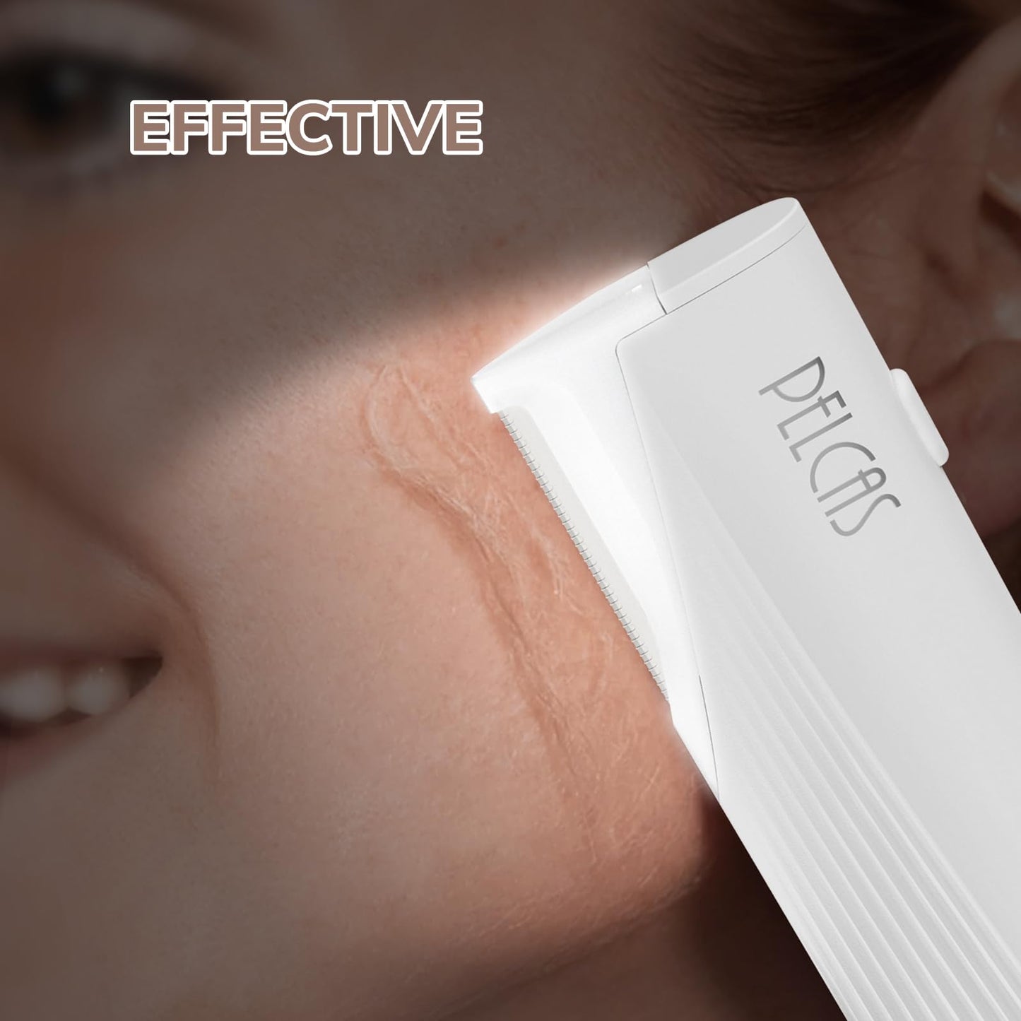 PELCAS Electric Dermaplaning Tool for Face with LED Light, Mini Facial Dermaplaning Razor Kit, Painless 3 Speeds Facial Peach Fuzz & Hair Removal At Beauty and Personal Care PELCAS