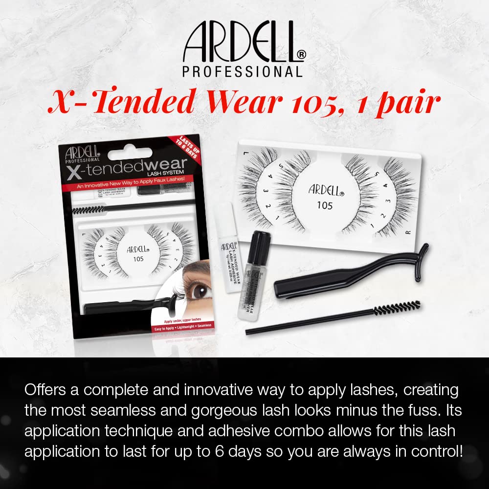 Ardell Individual Lashes X-tended Wear-105 Beauty & Personal Care Ardell