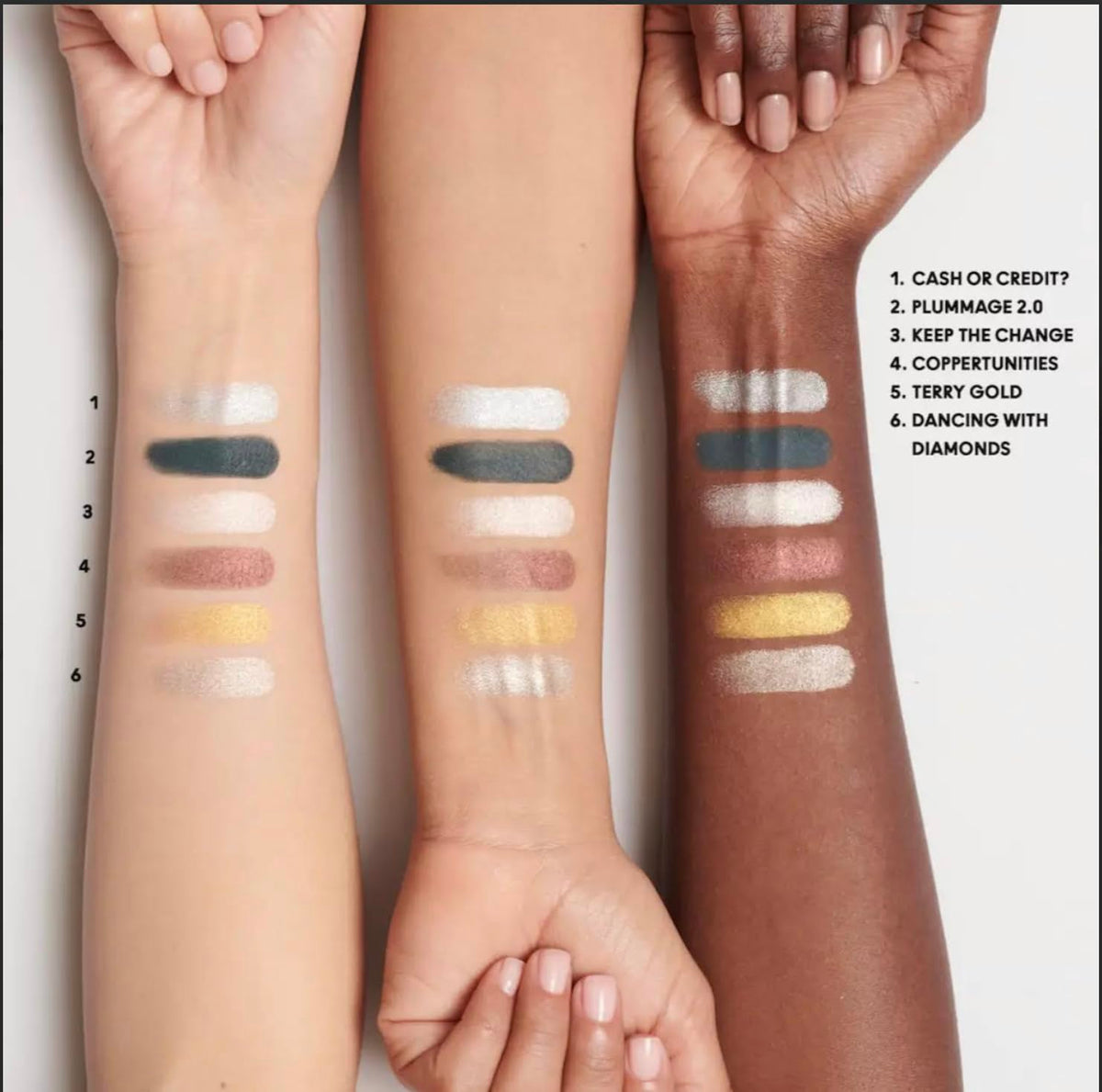treasured eye shadow palette X6: ALL THE RICHES