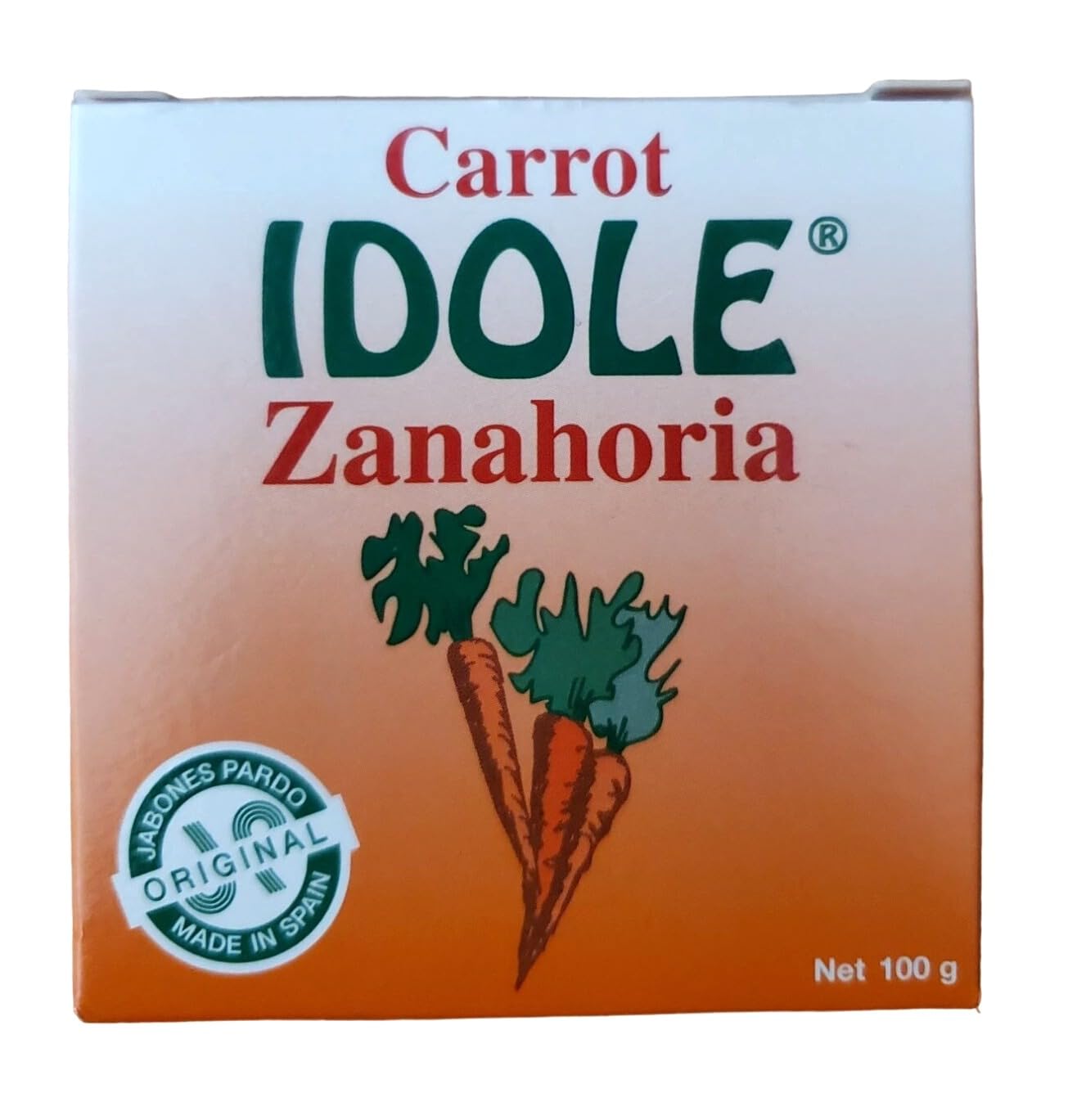 Idole SOAP 100 g CARROT Beauty & Personal Care Idole