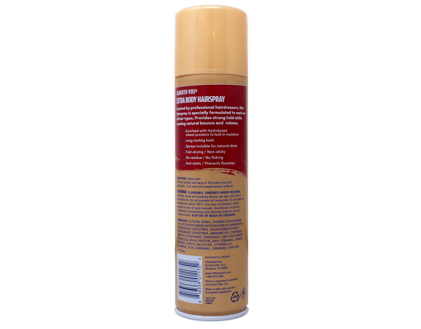 VO5 Hairspray Extra Body Crystal Clear 8.5 oz ( Packs of 4) Beauty & Personal Care VO5