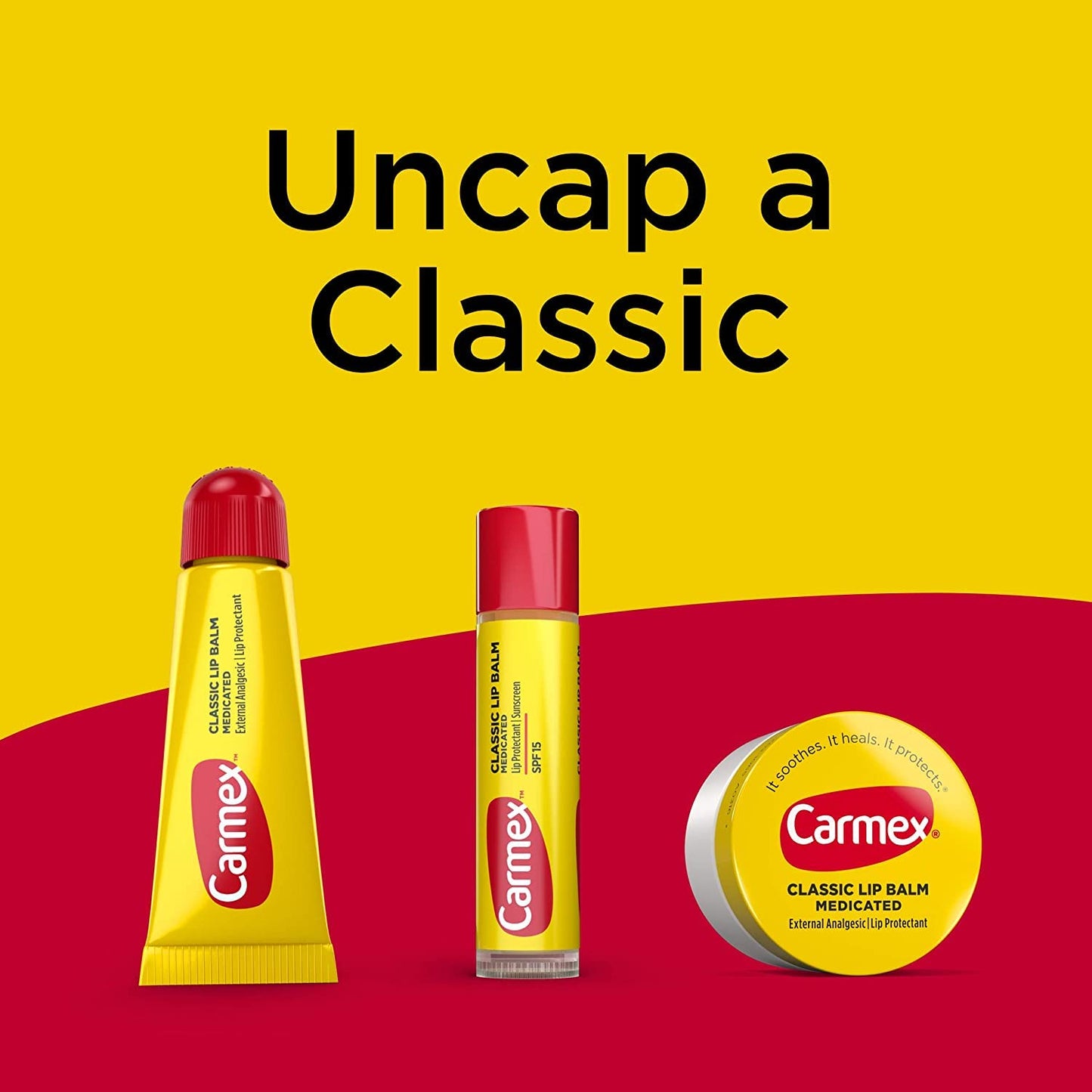 Carmex Classic Lip Balm Medicated Jar 0.25 Ounce (Pack of 1) Beauty and Personal Care Carmex