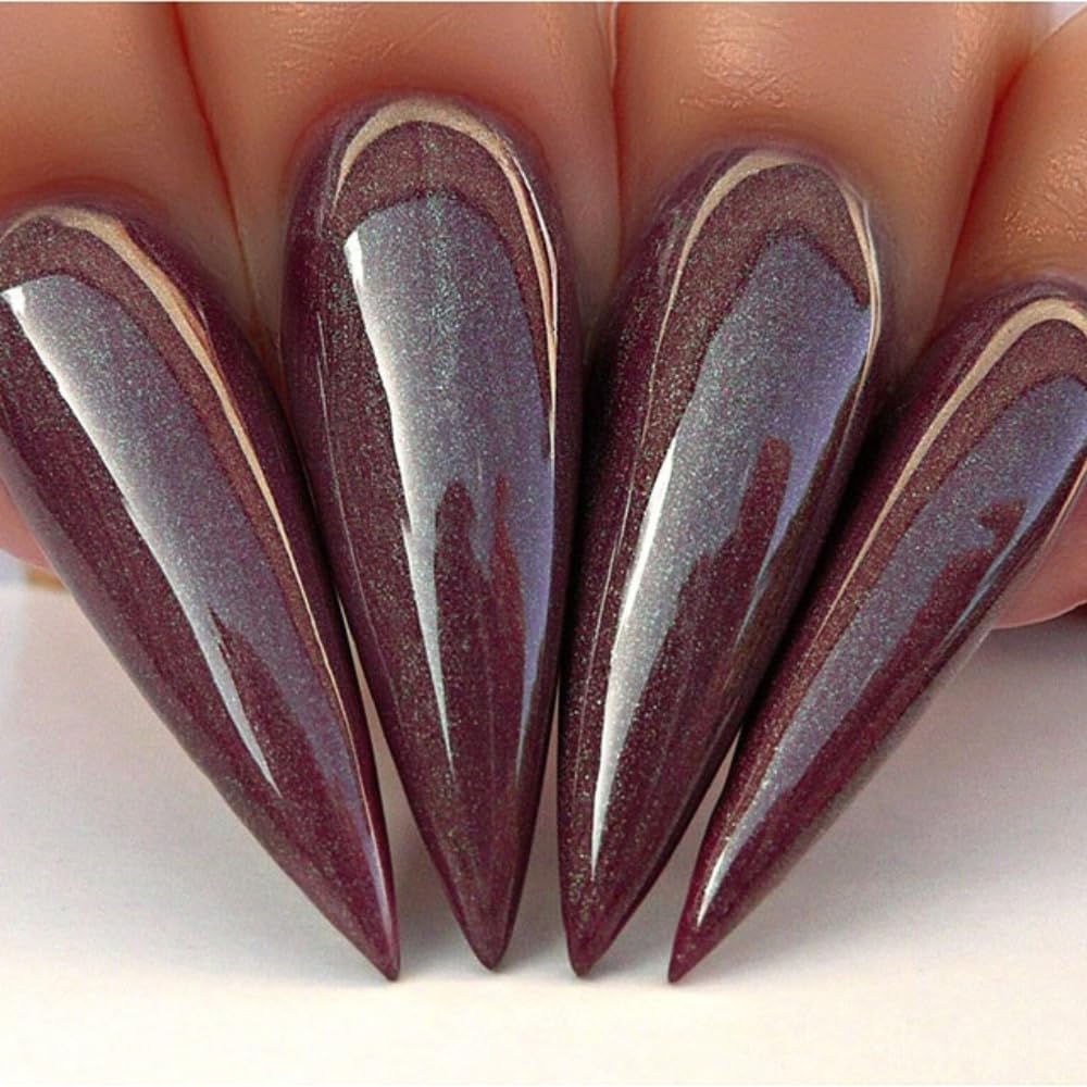 Kiara Sky Professional Nails - Dip Powder - Spellbound (Purple Shimmer) - No Lamp or Monomer Needed