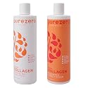 Purezero Collagen Silicone Free Shampoo & Conditioner Set - Strengthening & Hydrating - Duo for Dry or Damaged Hair - Plant-Based Collagen Beauty & Personal Care Purezero