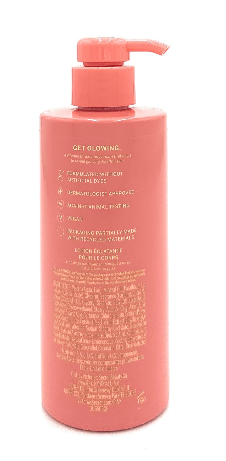 Victoria's Secret Pink Glow Boosting Body Lotion Peach 12 Fl Oz Beauty & Personal Care Victoria's Secret