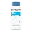 Lubriderm Daily Moisture Body + Face Wash, Hydrating Body Wash + Moisturizing Facial Cleanser with Pro-Ceramide & Shea Butter to Gently Cleanse, Light Beauty & Personal Care Lubriderm