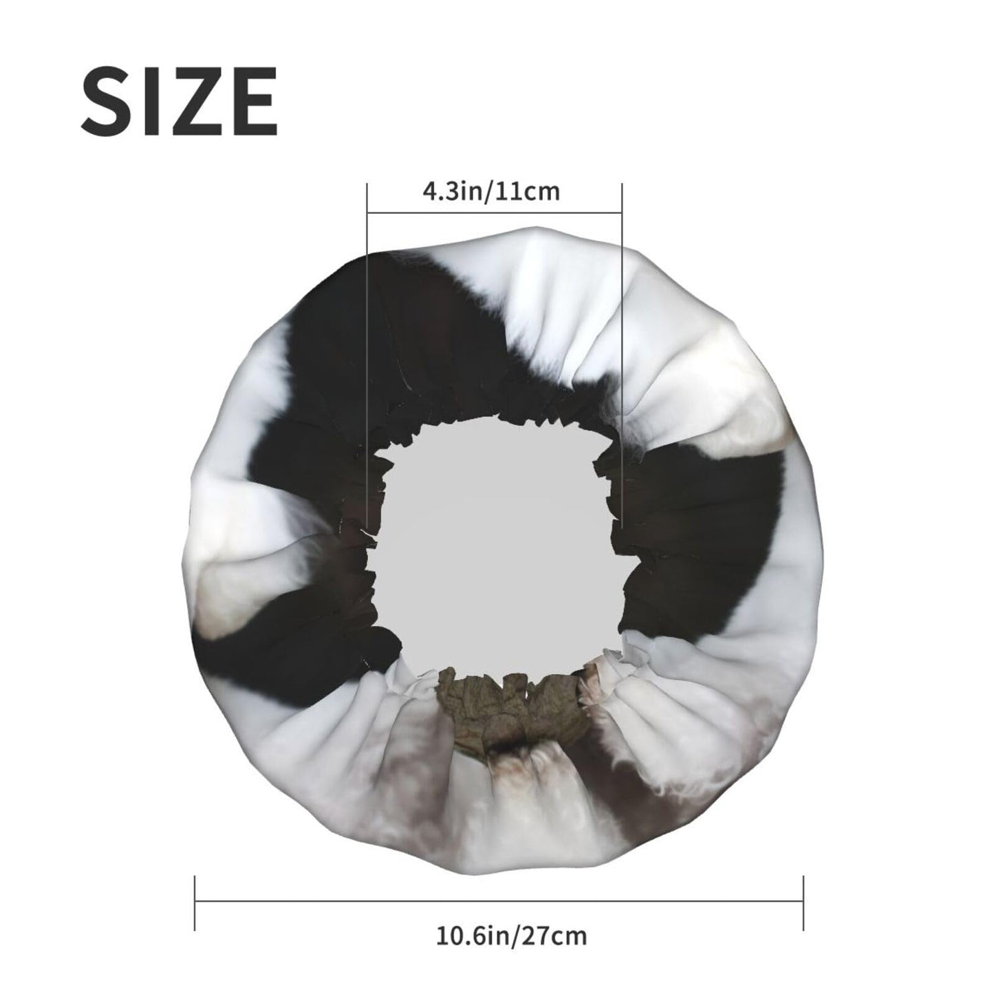 Bichon Frise Shower Cap for Women Men Large Reusable Shower Bonnet Double-Layer Waterproof Bath Caps Elastic Band Hair Hat for All Hairstyles Beauty and Personal Care BWLHJKE