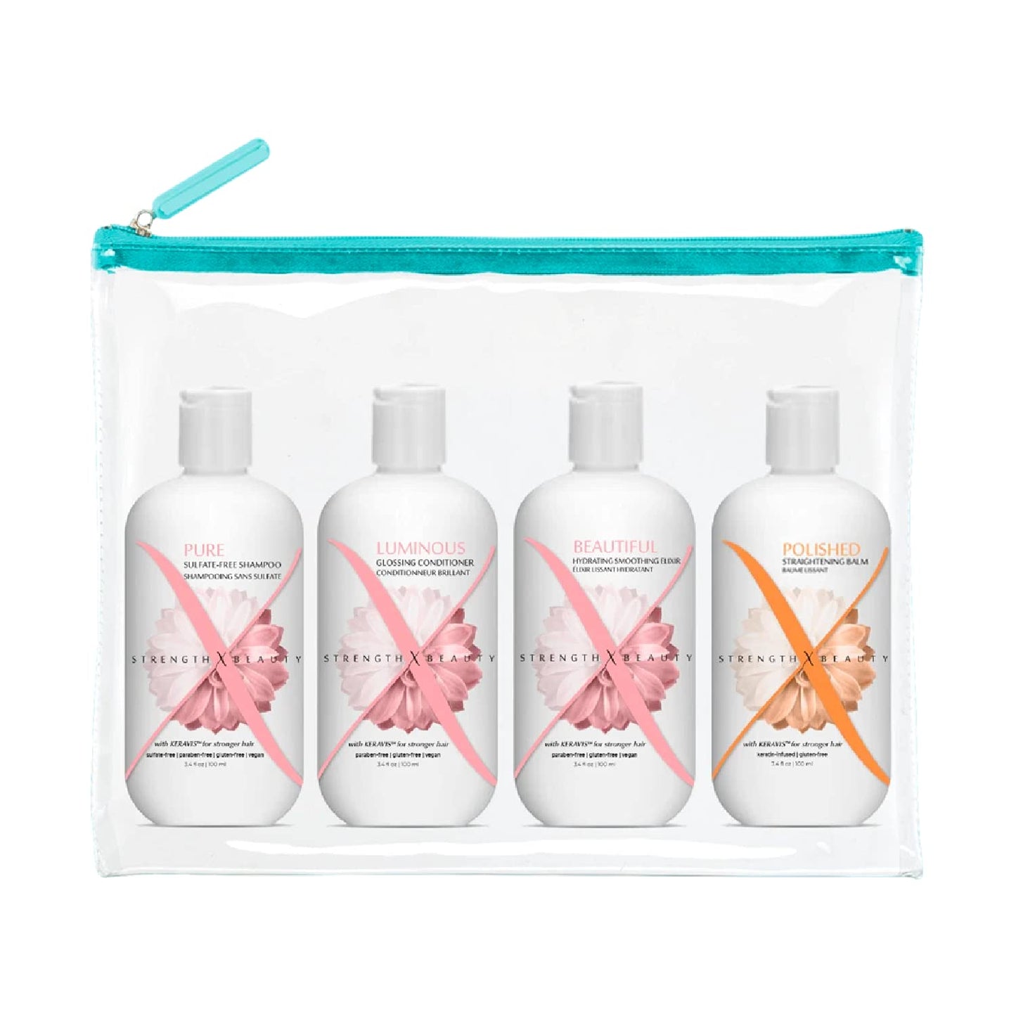 Strength x Beauty 4 pc. Smoothing Kit | Normal to Medium Hair Beauty & Personal Care Strength x Beauty