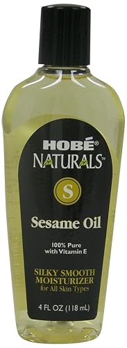 Hobe Naturals Sesame Oil, 4-Fluid Ounce (Pack of 3) Beauty & Personal Care Hobe Labs