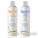 Keratin Shampoo Set For Frizzy Damaged And Color Treated hair INVERTO SILK Luxurious Sulfate Free Shampoo and Conditioner Two Bottles Value Set 2 x Beauty & Personal Care INVERTO REVOLUTION