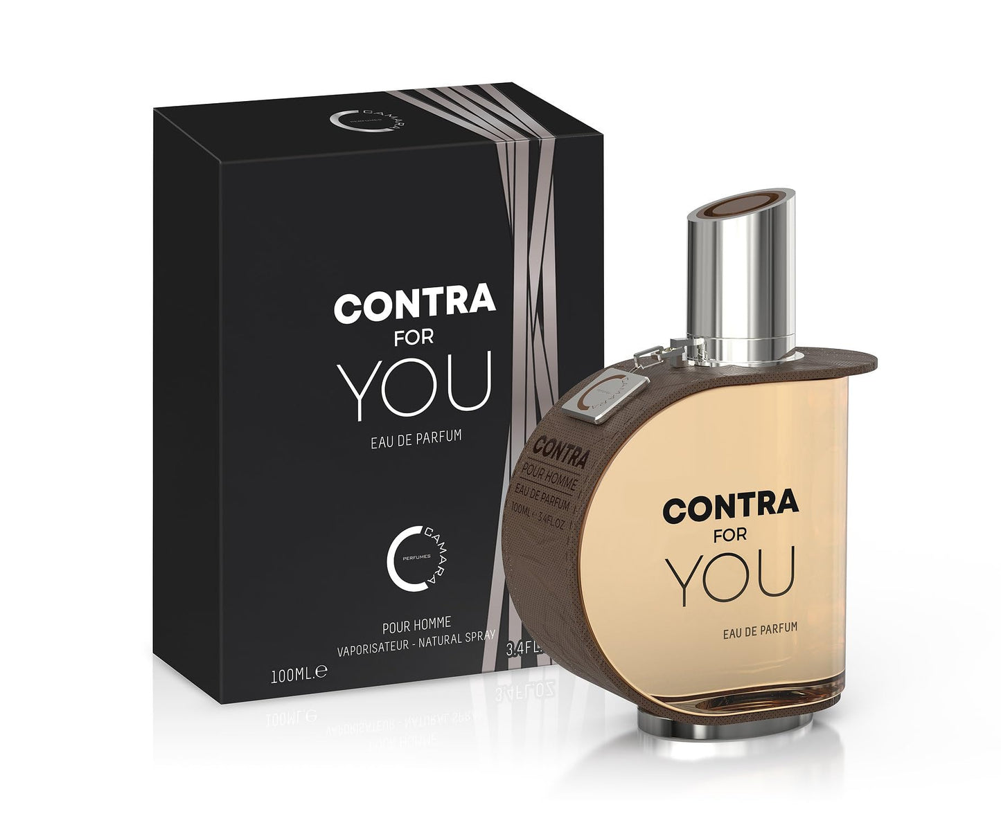 Camara Contra Eau de Parfum, Luxury Fragrance, 3.4 Fl Oz (Contra For You) Beauty & Personal Care Camara