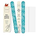 Onsen Japanese Nail Shape & Shine Kit | 3-Way Nail Buffer Block w/ 2 Extra Pads & 6-Pack Professional File 120/180 Grit for Natural and Acrylic Nails Beauty & Personal Care Onsen Secret