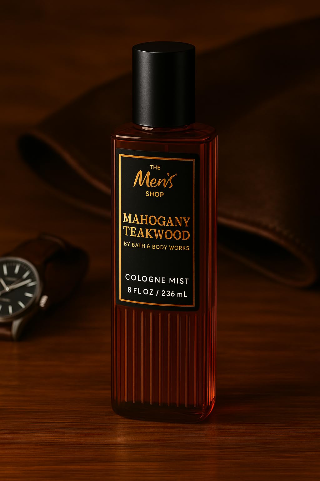 Bath & Body Works Mahogany Teakwood Cologne Mist - 8 fl oz | Mahogany, Black Teakwood & Lavender Scent Beauty & Personal Care Bath & Body Works