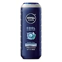 Nivea Men Cool Body Wash, Icy Menthol and Yuzu Scent, 3-in-1 Men's Body Wash, Face and Hair, Paraben Free, pH-Skin Friendly, 16.9 Fl Oz Bottle Beauty & Personal Care NIVEA MEN