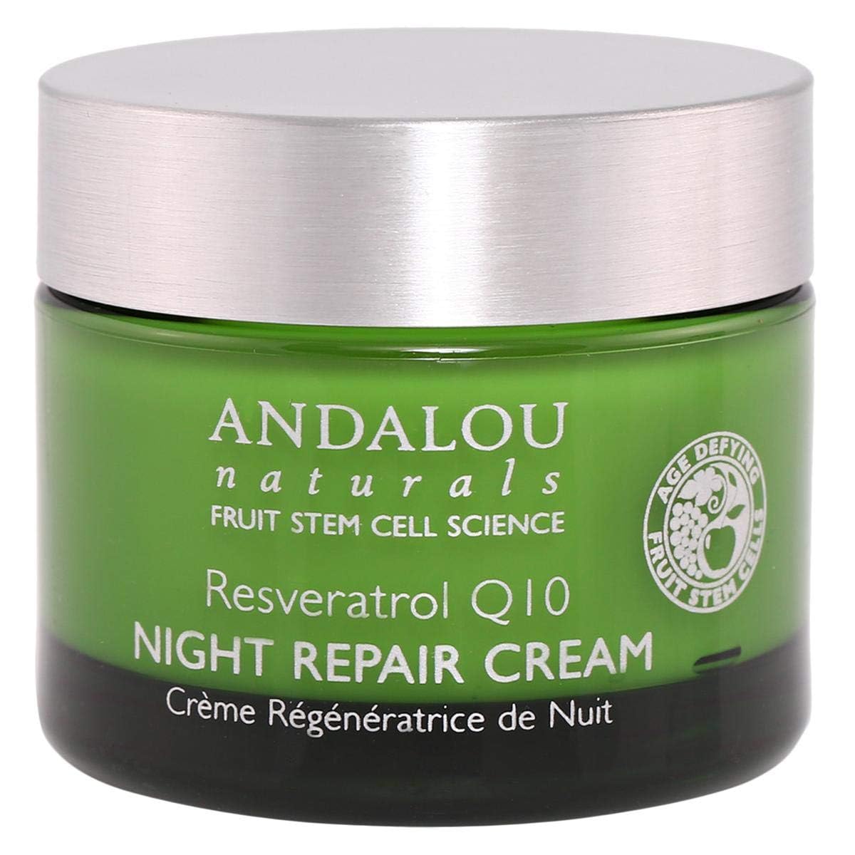 Andalou Naturals Night Crm Repair Resvrtrl 1.7 Fl Oz(Pack of 1) Beauty & Personal Care Andalou Naturals