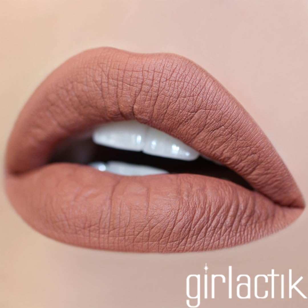Girlactik Long Lasting Matte Lip Paint Liquid Lipstick in Allure- Long wearing, Smooth Application, Pigmented, Non-Crack Formula, Lightweight, 7.5 ml Beauty & Personal Care Girlactik