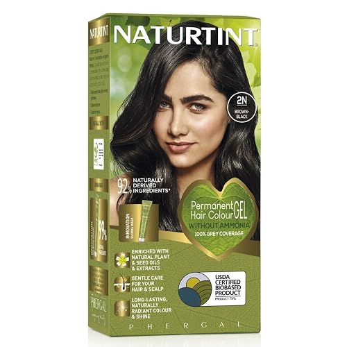 Naturtint 2N Brown Black Permanent Hair Color (Pack of 1), Ammonia Free, Vegan, Cruelty Free, up to 100% Gray Coverage, Long Lasting Results Beauty & Personal Care Naturtint