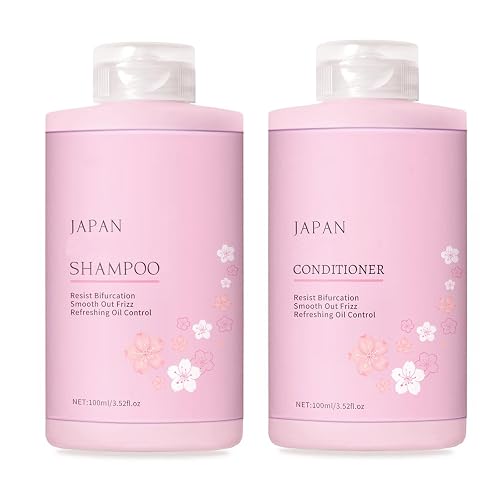 Japanese CHERRY BLOSSOM (Shampoo + Conditioner Set), with Cherry Blossom Extract & Vitamin E, Clarifying, Hydrating and Thickening Hair Care Beauty & Personal Care Soelegant