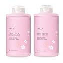 Japanese CHERRY BLOSSOM (Shampoo + Conditioner Set), with Cherry Blossom Extract & Vitamin E, Clarifying, Hydrating and Thickening Hair Care Beauty & Personal Care Soelegant