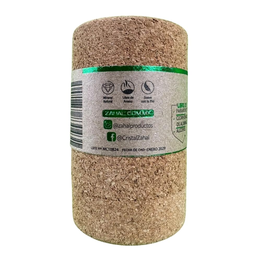 Zahal, Natural mineral deodorant mini stick in cork Biodegradable Packaging, Deodorant unisex fragrance free parabens free alcohol free 2.11 OZ Beauty and Personal Care Zahal
