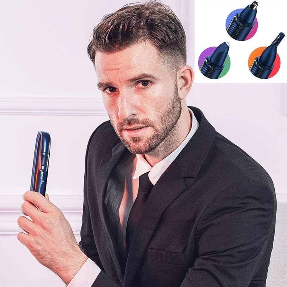 CXAPRDSH Nose and Ear Hair Trimmer, Professional Painless USB Rechargeable Nose Hair Trimmer for Men and Women, Waterproof for Easy Cleansing Dual Beauty and Personal Care CXAPRDSH