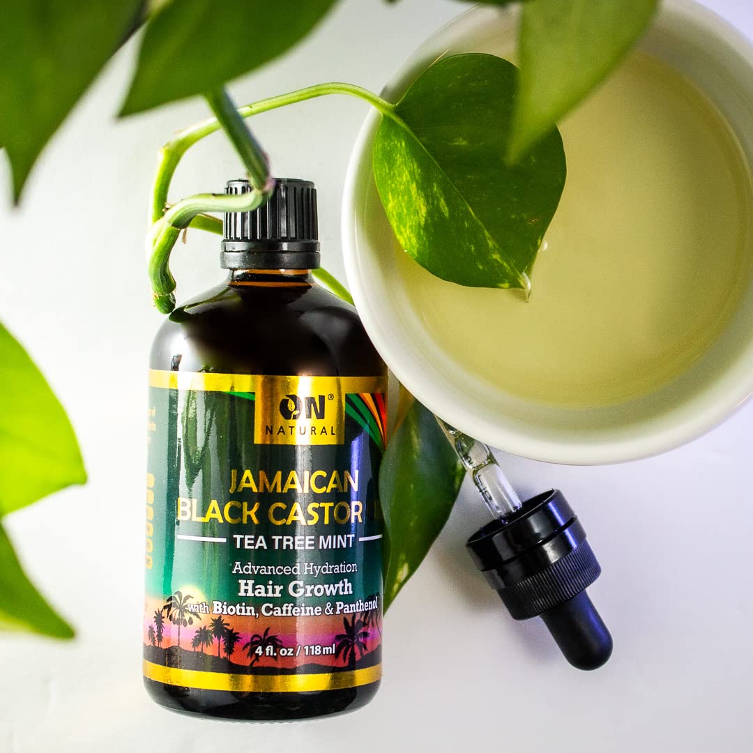Jamaican Black Castor Oil [Tea Tree Mint] 4 oz Beauty & Personal Care On Natural