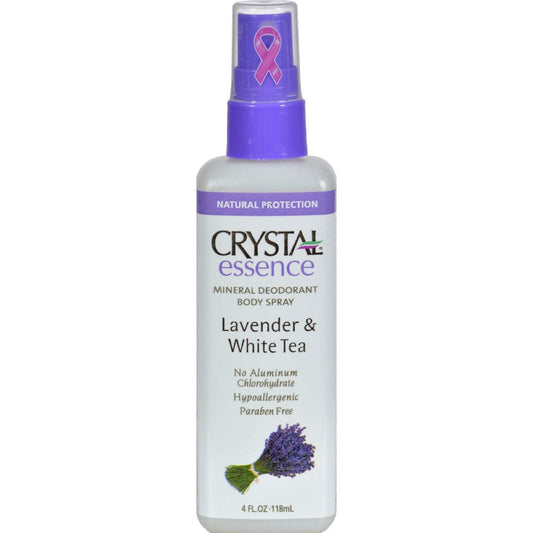 Crystal Body Deodorant Deod Spry Lvndr&Wht Te Beauty and Personal Care Crystal Essence
