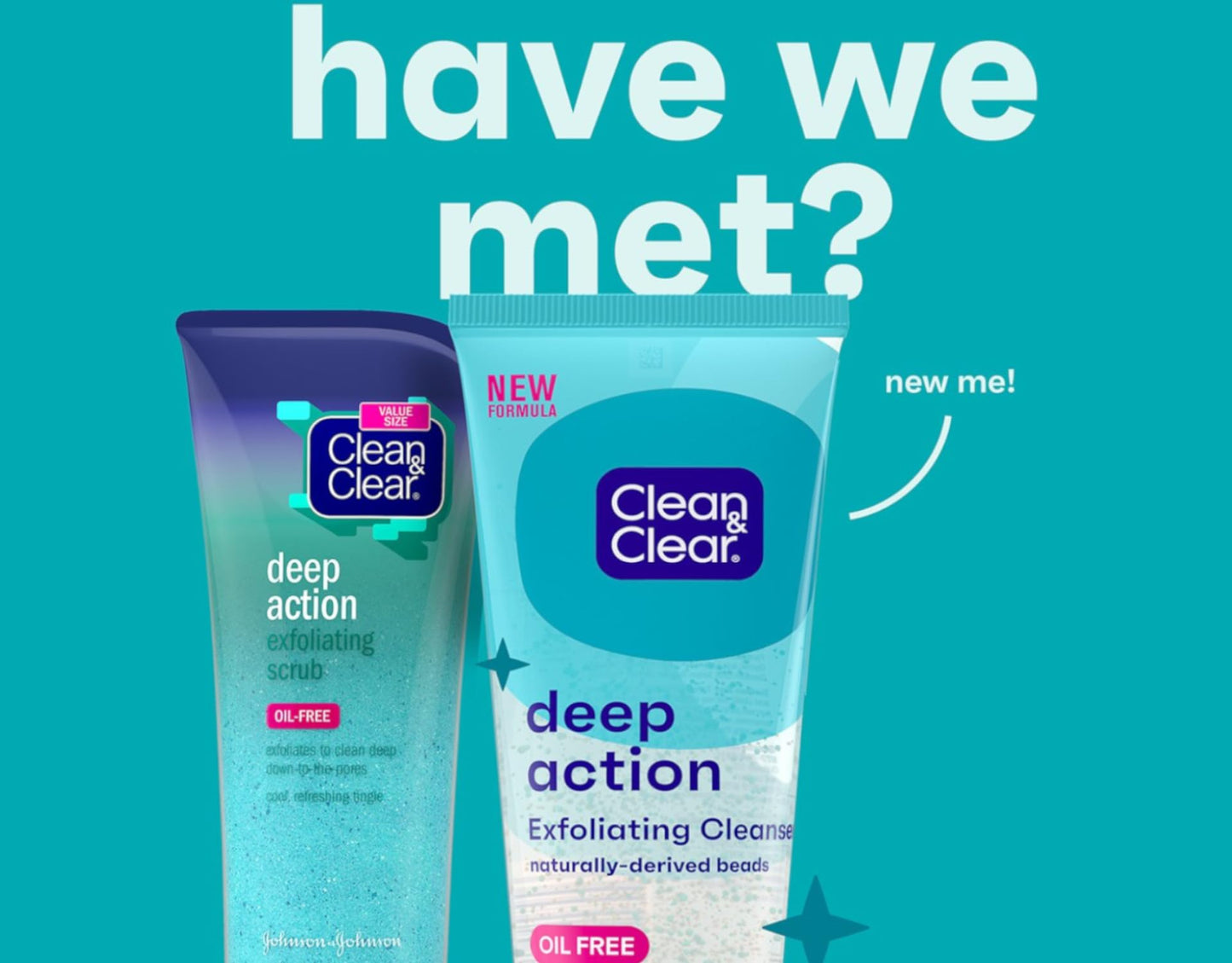 Clean & Clear Oil-Free Deep Action Exfoliating Facial Scrub, Cooling Daily Face Wash With Exfoliating Beads for Smooth Skin, Cleanses Deep Down to the Beauty & Personal Care Clean & Clear