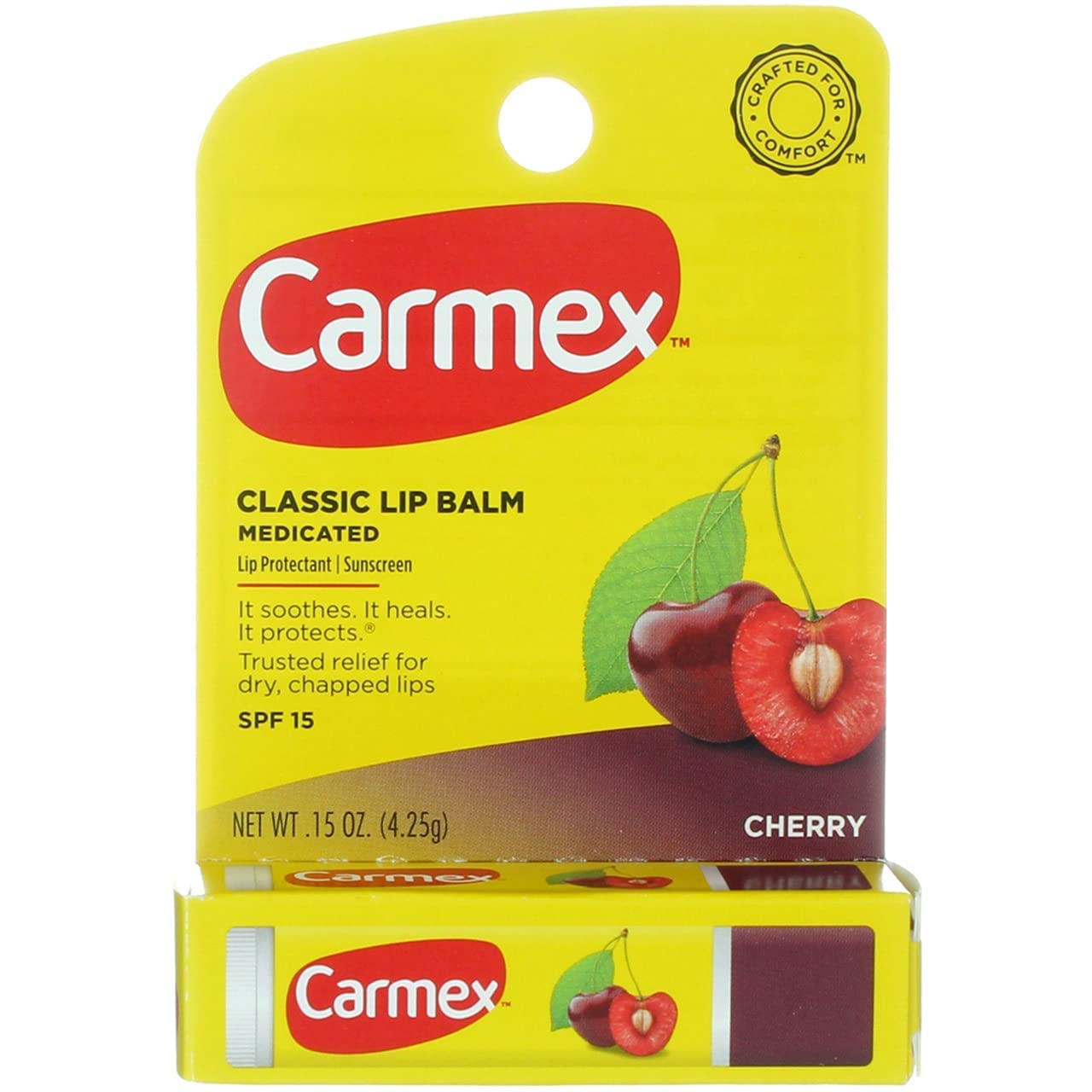 Carmex Click-Stick Moisturizing Lip Balm with SPF 15, Cherry, 0.15 Ounce (Pack of 12) Beauty and Personal Care Carmex